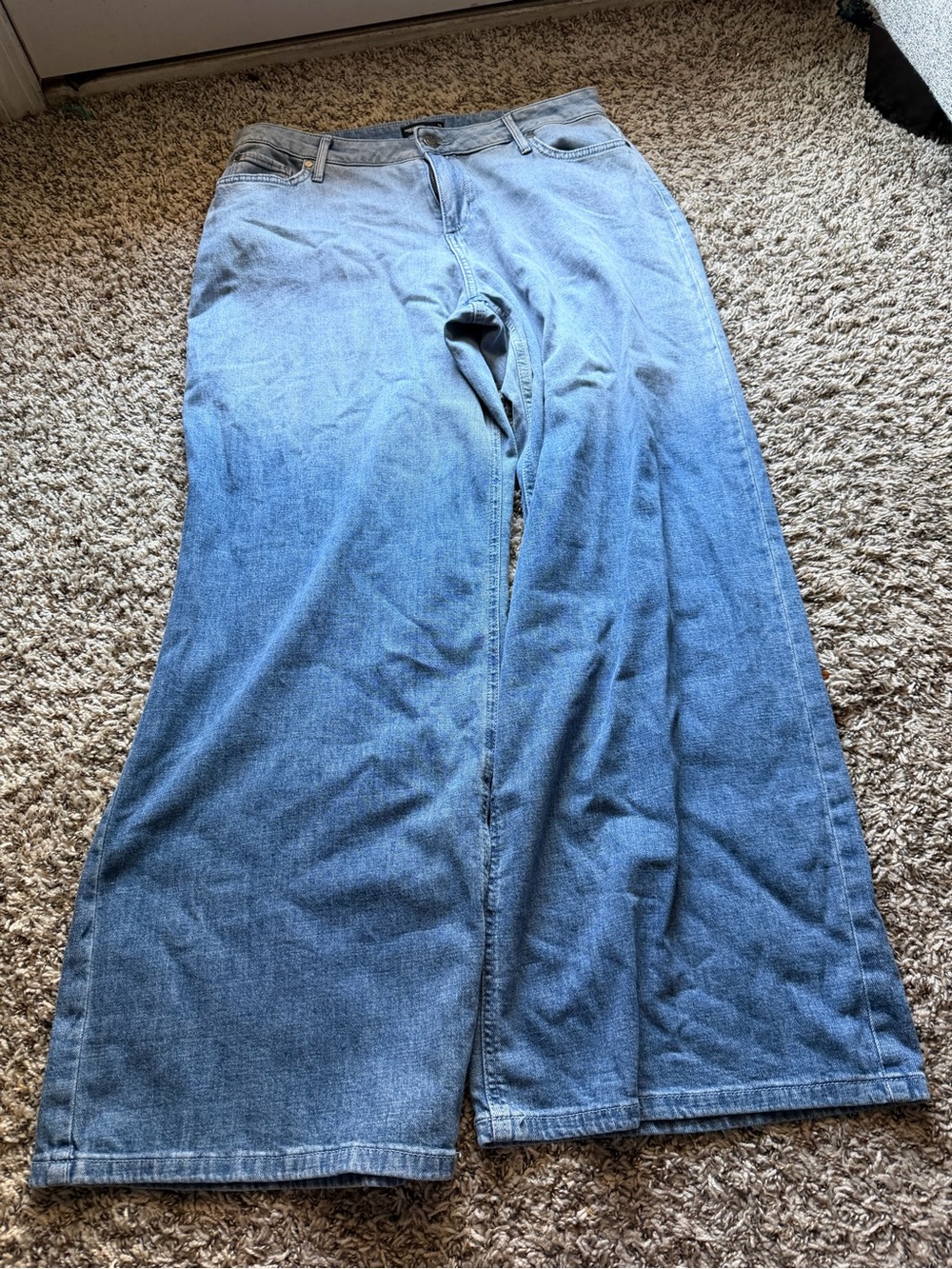 Simply Vera Vera Wang Light Blue Wide Leg Jeans